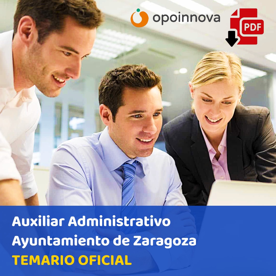 Temario Auxiliar Administrativo Ayuntamiento Zaragoza PDF