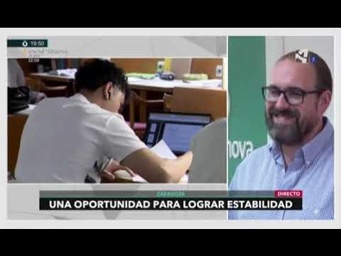aragón televisión visita la academia de oposiciones opoinnova