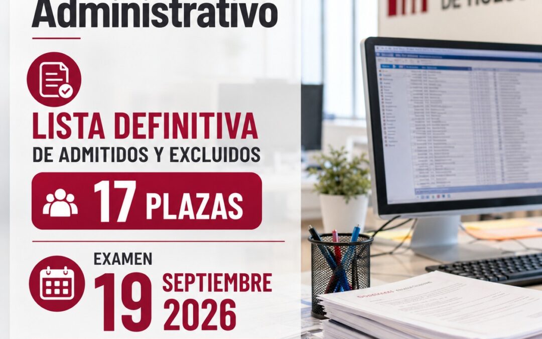 Administrativo DPH. 17 plazas por acceso libre