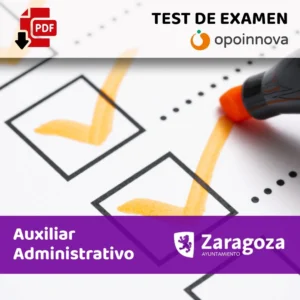 TEST Auxiliar Administrativo Ayuntamiento Zaragoza