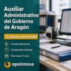 Auxiliar Administrativo DGA - 12 plazas convocadas