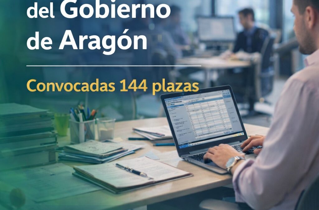 Convocadas 144 plazas de Administrativo de la DGA
