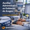 DGA - Auxiliar Administrativo. 28 plazas convocadas