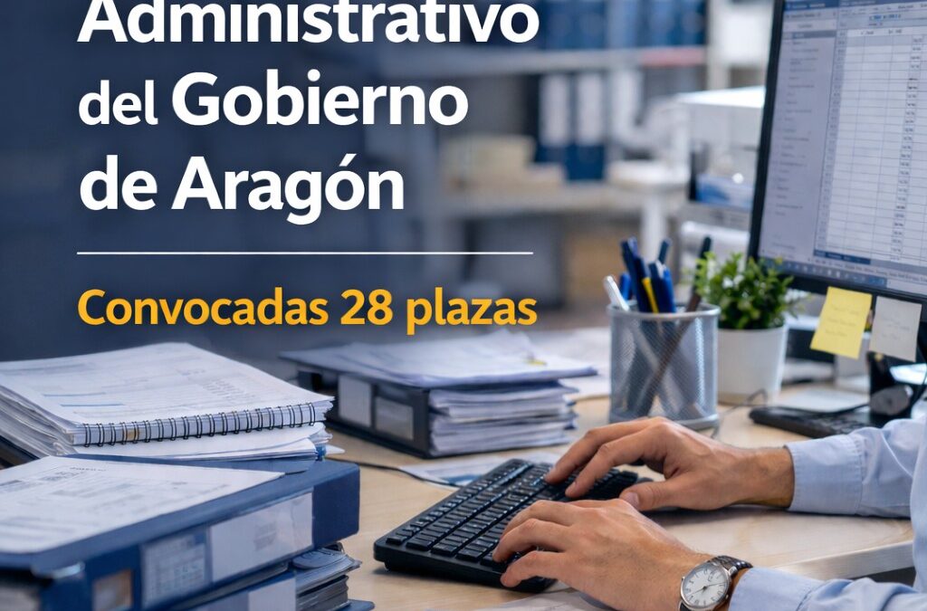 Convocadas 28 plazas de Auxiliar Administrativo de la DGA