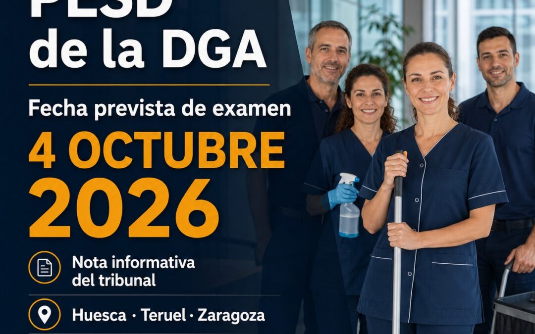 PESD del Gobierno de Aragón. 95 plazas convocadas