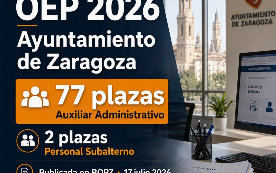 Ayuntamiento de Zaragoza. OEP 2026