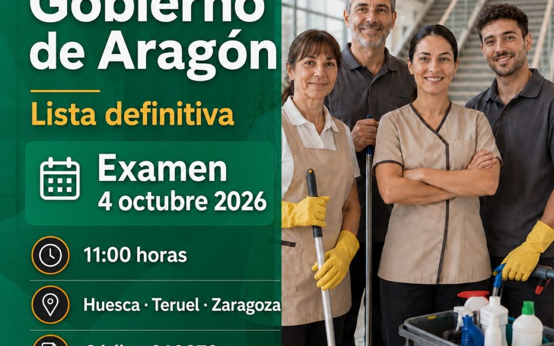 PESD del Gobierno de Aragón. 95 plazas convocadas