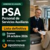Ordenanzas DGA - Listas definitivas y fecha de examen