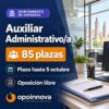 Abierto el plazo para las 85 plazas de Auxiliar Administrativo/a del Ayuntamiento de Zaragoza.