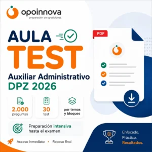 Test Auxiliar Adminsitrativo DPZ